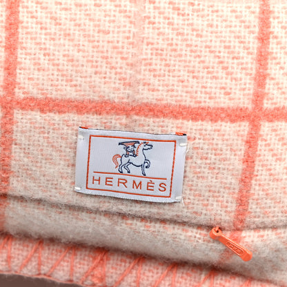 Hermes Wool Cashmere Avalon Cabriole Pillow Melon 4 of 5
