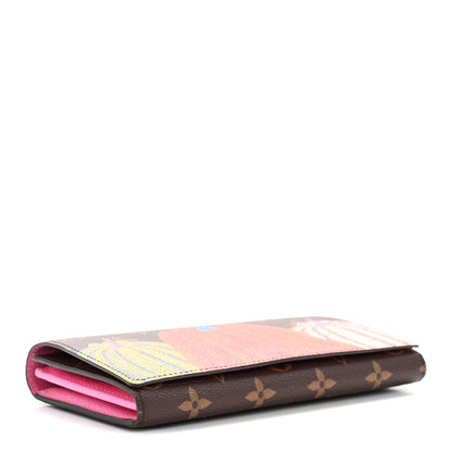 Louis Vuitton LV X YK Monogram Kusama Pumpkin Sarah Wallet 4 of 10