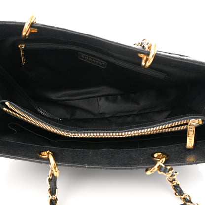 Chanel Caviar Quilted XL Grand Shopping Tote GST Black 5 of 16