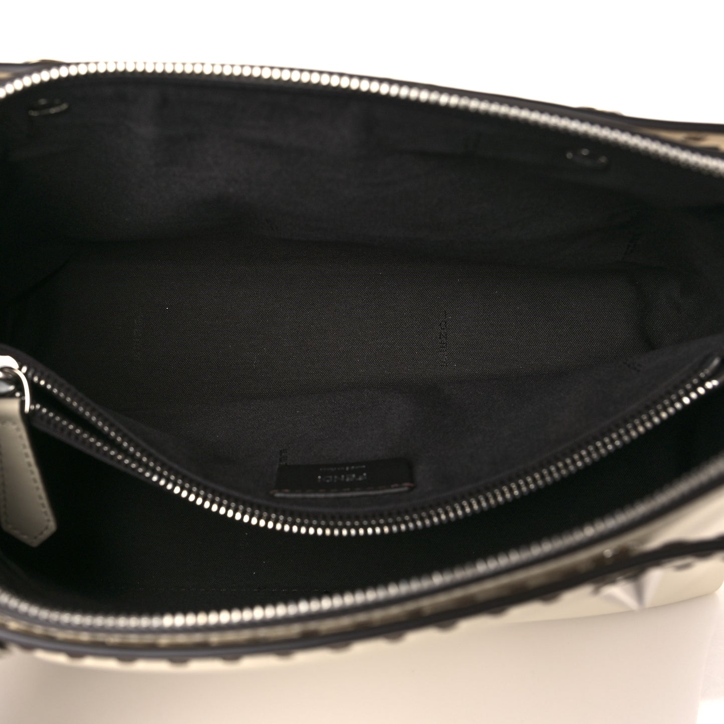 Vitello King Logo Embossed Medium By The Way Boston Bag White Ice
