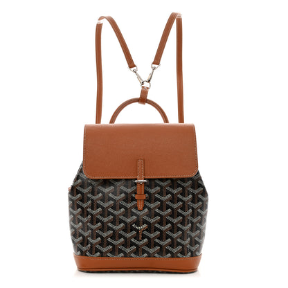 Goyard Goyardine Calfskin Mini Alpin Backpack Black Gold 1 of 10