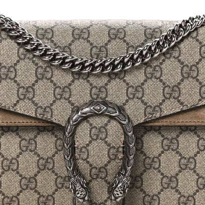 Gucci GG Supreme Monogram Small Dionysus Shoulder Bag Taupe 9 of 13