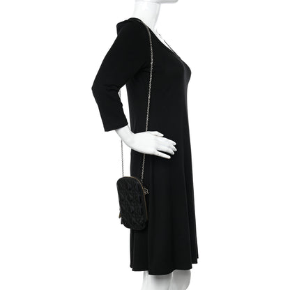 Christian Dior Patent Cannage Lady Dior Phone Holder Black 2 of 10