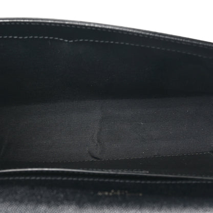 Saint Laurent Grain De Poudre Medium Classic Monogram Monochrome Kate Satchel Black 5 of 10