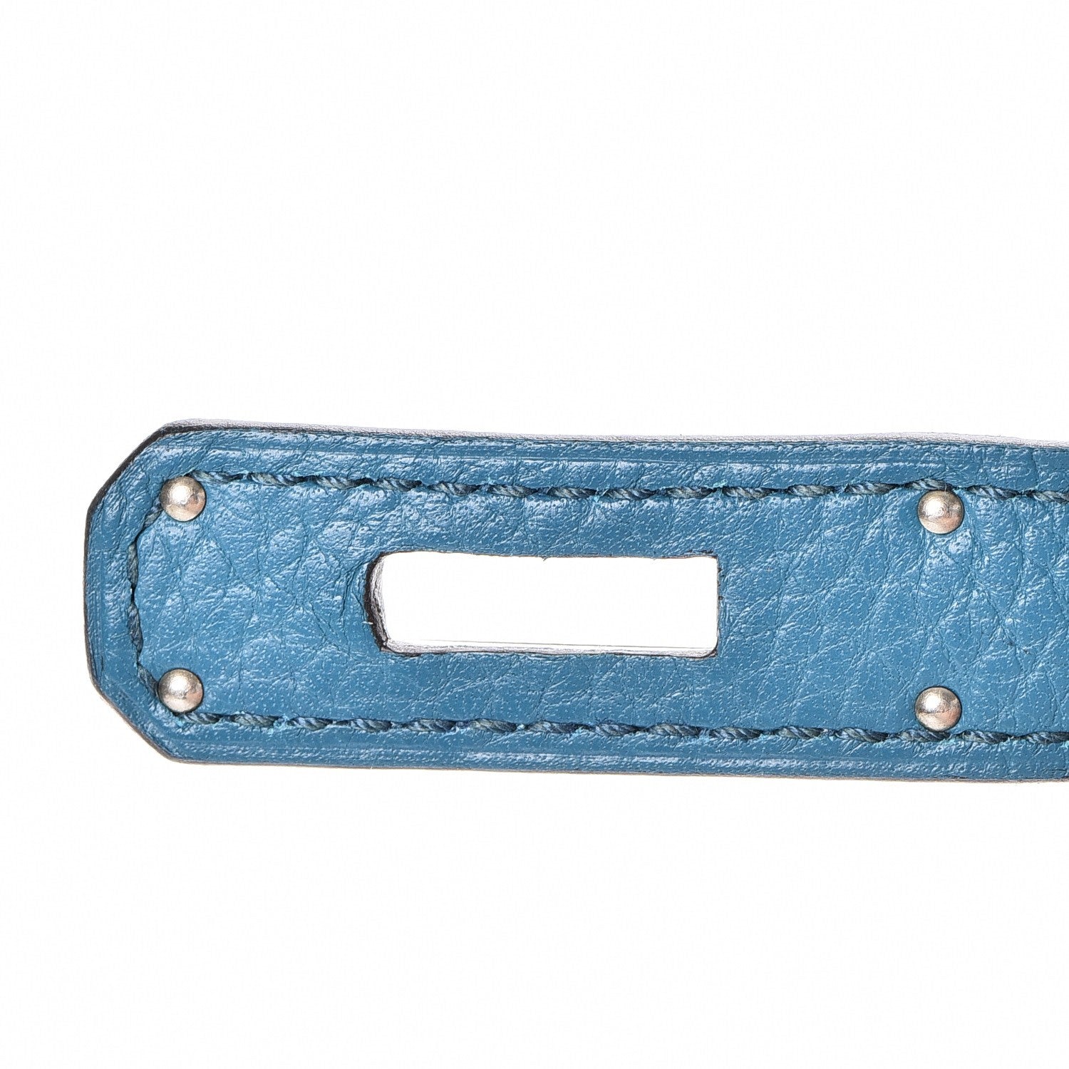 Hermes Taurillon Clemence Birkin 35 Bleu Izmir 22 of 42