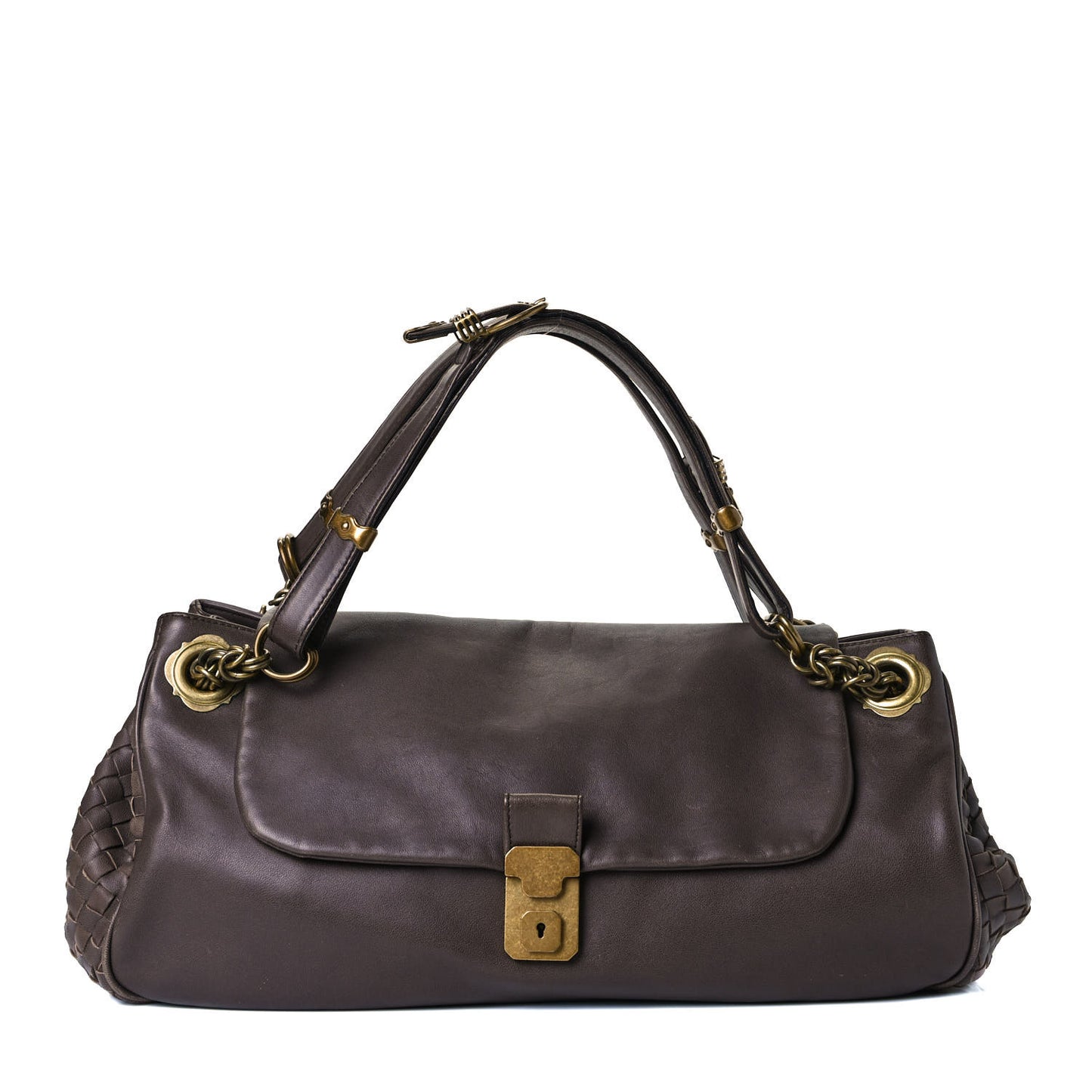 Nappa Intrecciato Napoli Shoulder Bag