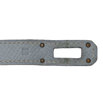 Hermes Epsom Kelly Longue Wallet Bleu Lin 7 of 17