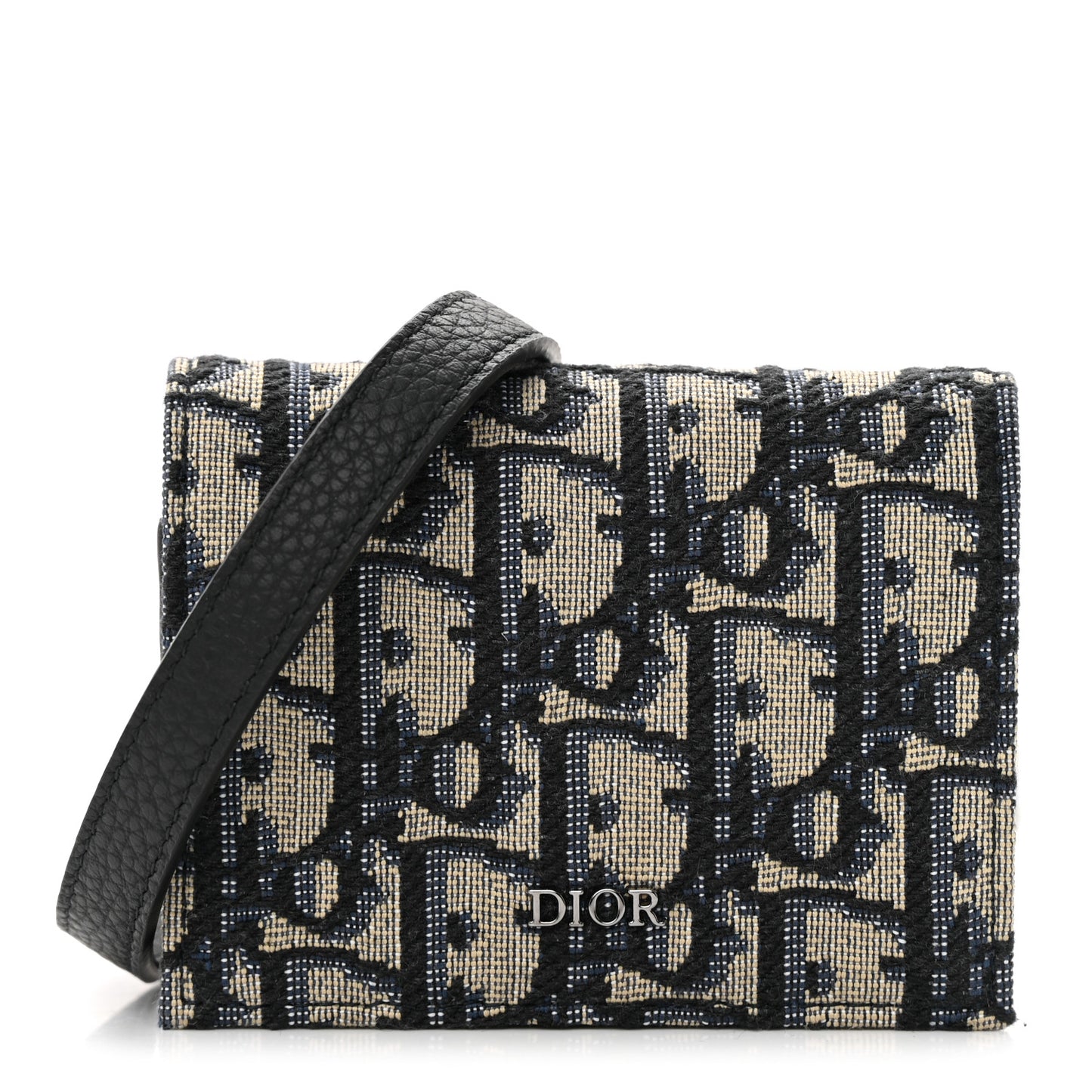 Oblique Nano Strap Pouch Blue