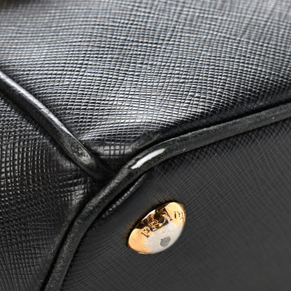 Prada Saffiano Medium Galleria Double Zip Tote Black 12 of 16