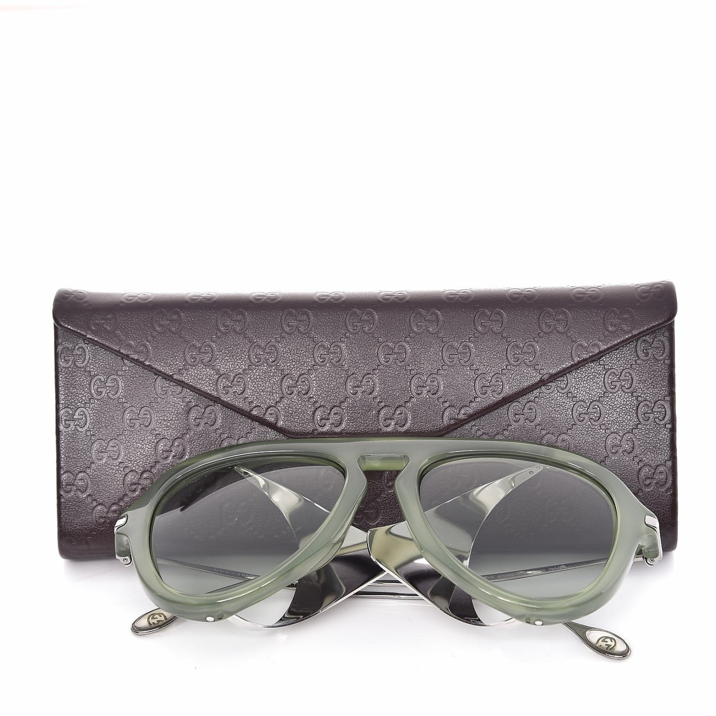 CVS Y/1 Aviator Sunglasses 3737/S Light Green Ruthenium