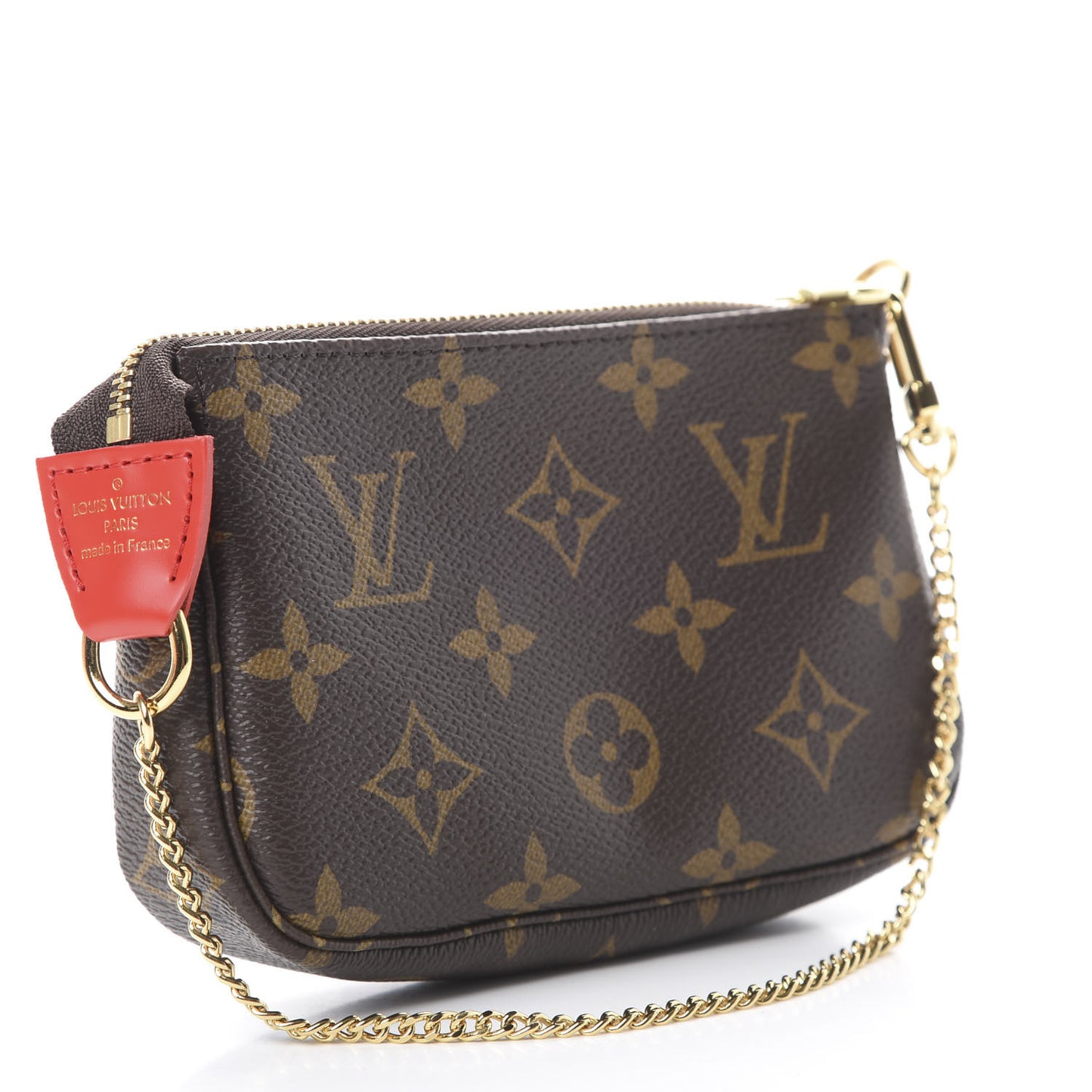 Monogram 2020 Christmas Animation Bumper Cars Mini Pochette Accessories Coquelicot