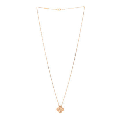 Van Cleef & Arpels 18K Yellow Gold Vintage Alhambra Pendant Necklace 3 of 6
