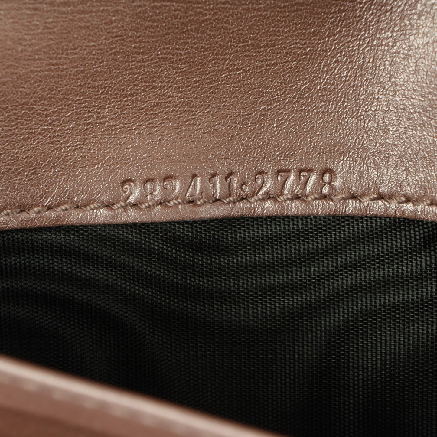 Patent Guccissima Script Continental Wallet Rose Beige