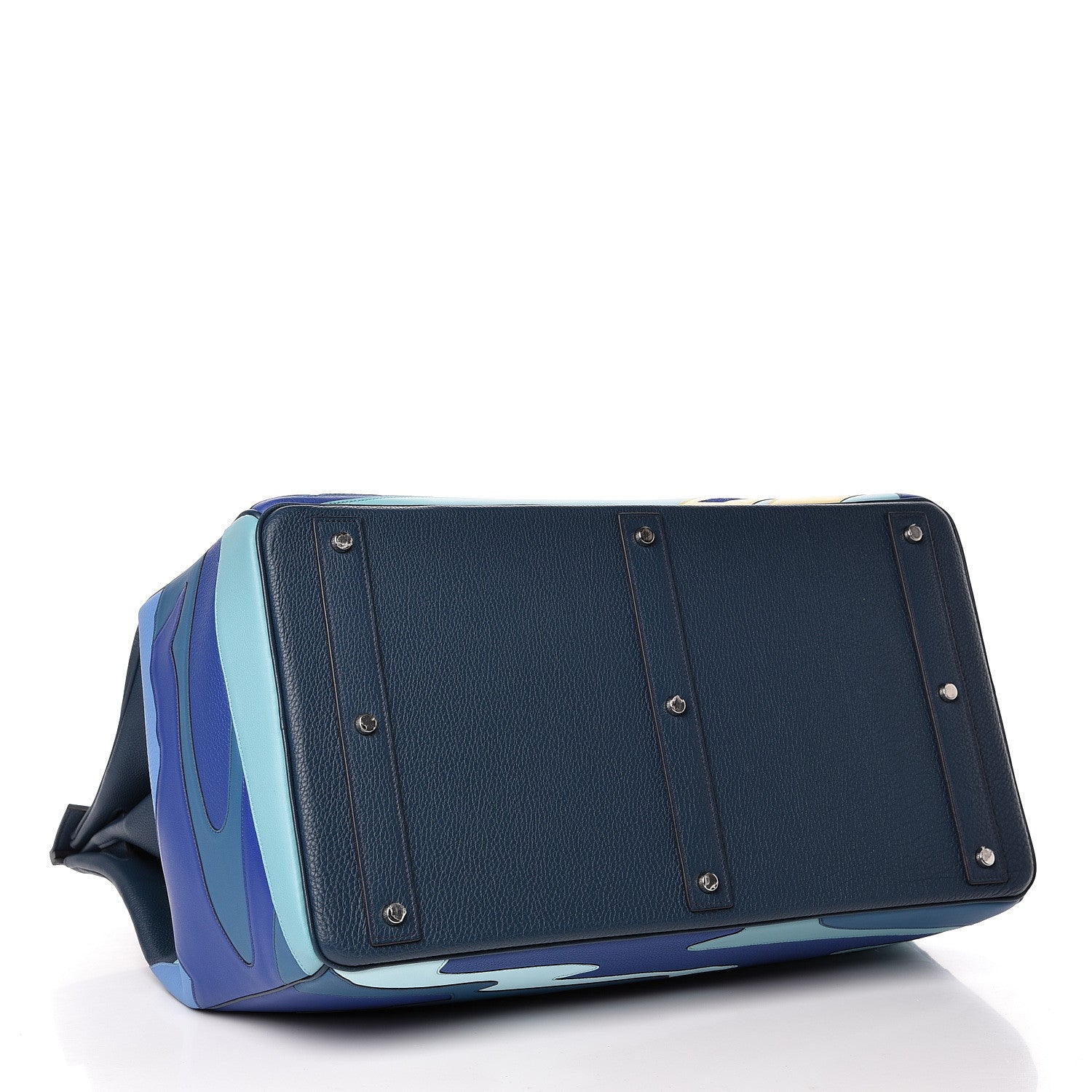 Hermes Togo HAC Endless Road Birkin 50 Bleu de Prusse 5 of 11