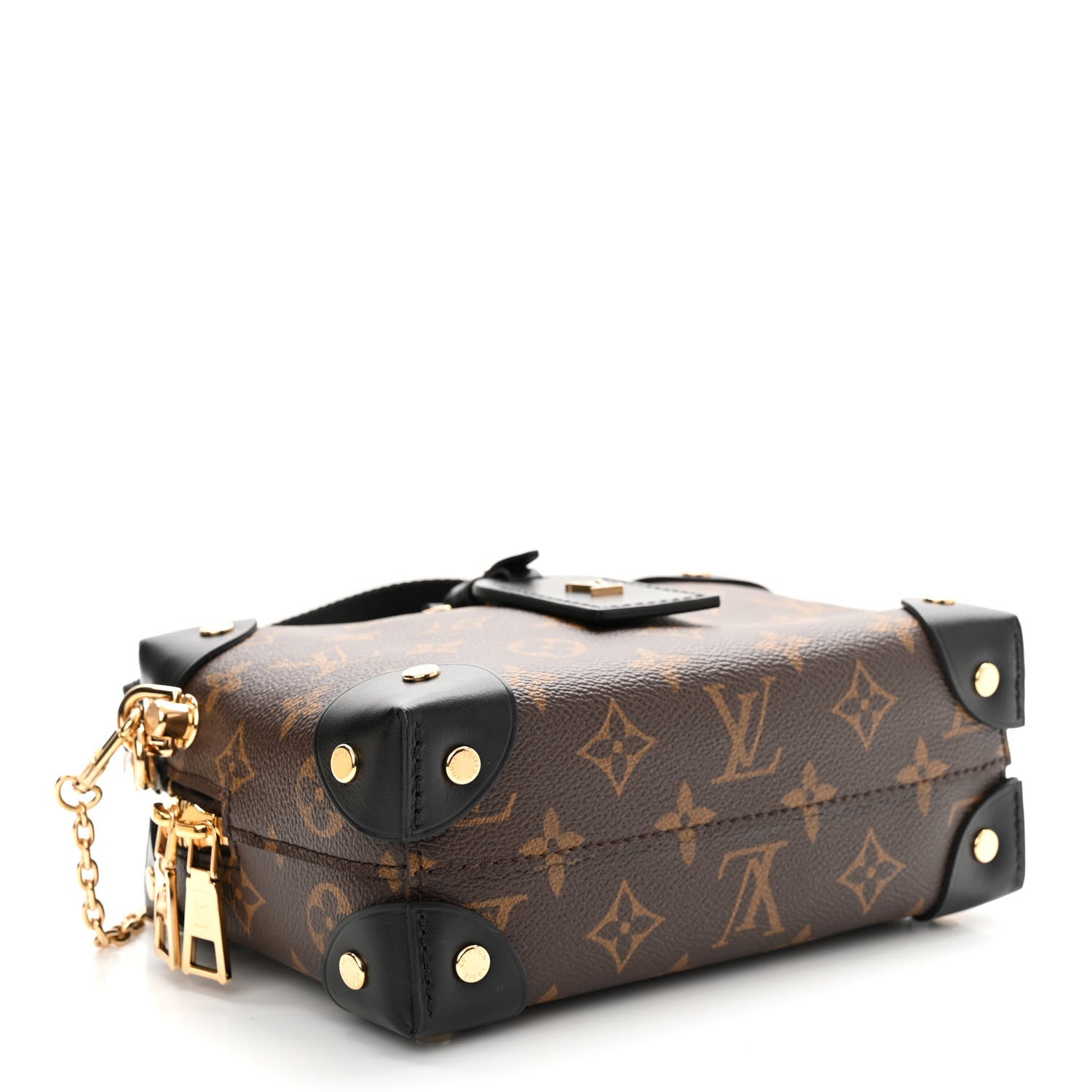 Louis Vuitton Monogram Petite Malle Souple Black 4 of 10