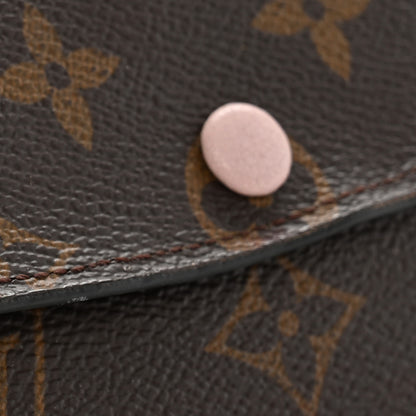 Louis Vuitton Monogram Emilie Wallet Rose Ballerine 7 of 10