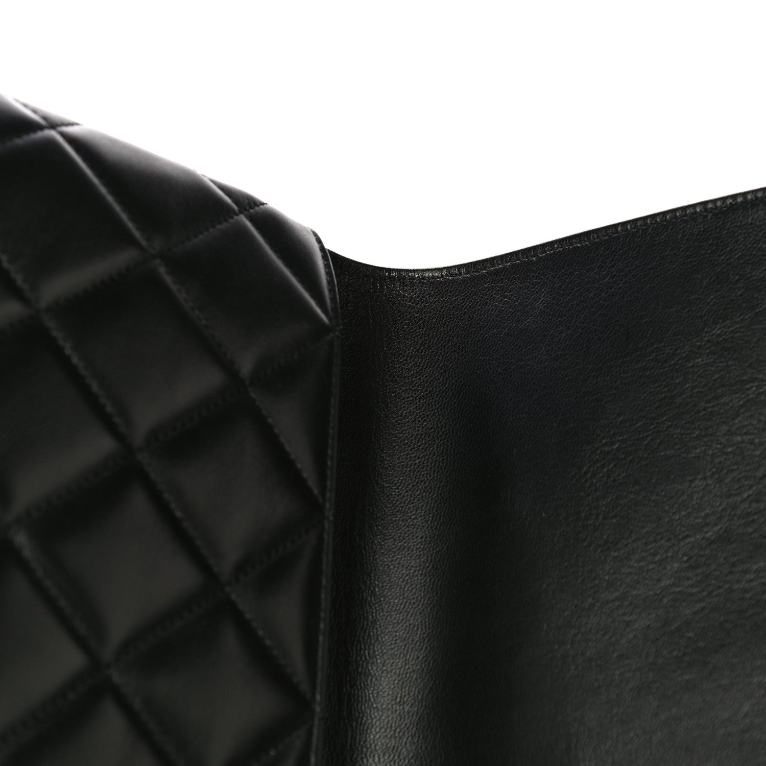 Chanel Goatskin Quilted Timeless CC Clutch Black 15 of 16