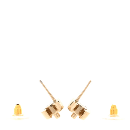 Chanel Metal CC Turnlock Earrings Gold 3 of 5