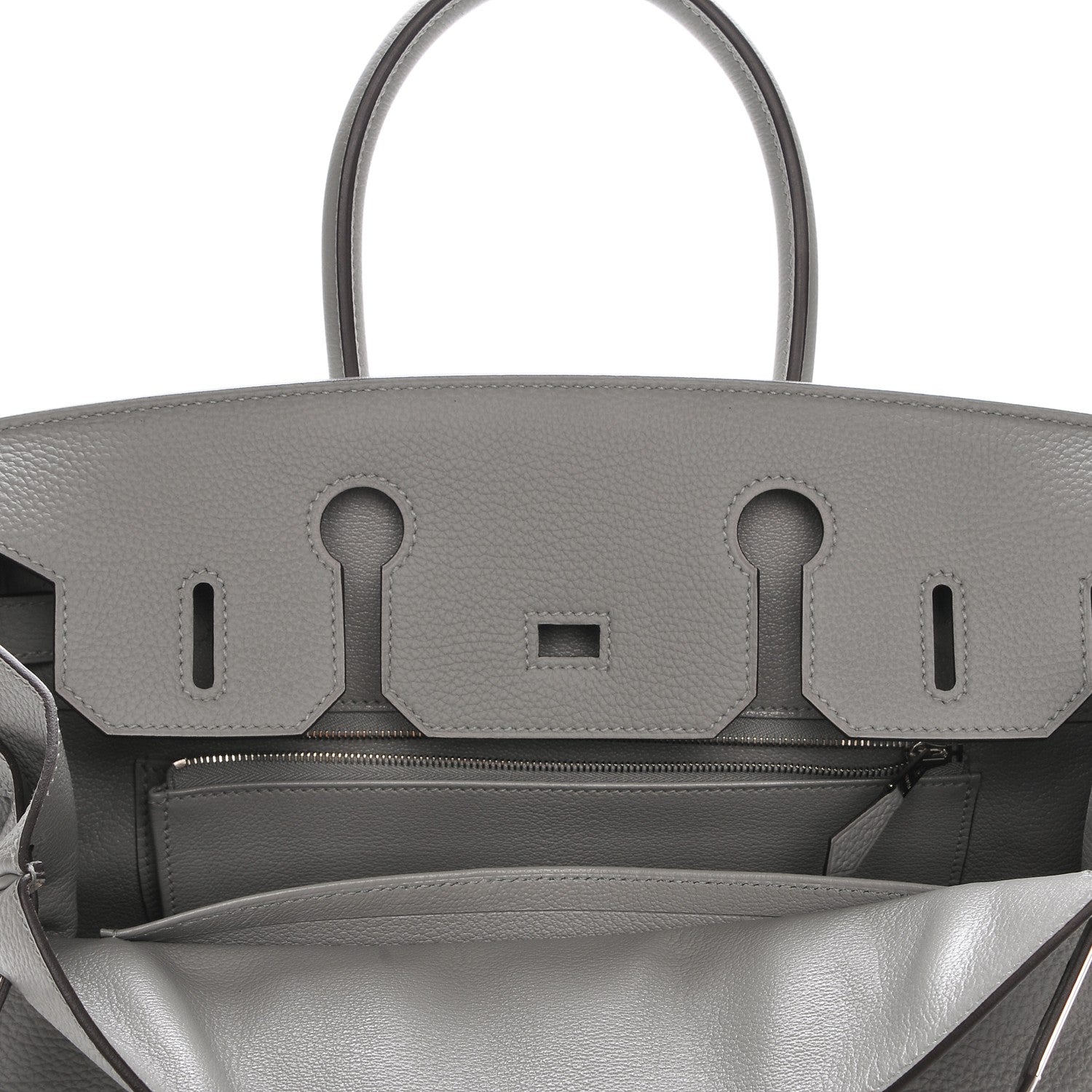 Hermes Togo Birkin 30 Gris Mouette 20 of 23