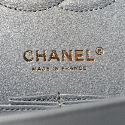 Chanel Caviar Quilted Medium Double Flap Grey 6 of 11