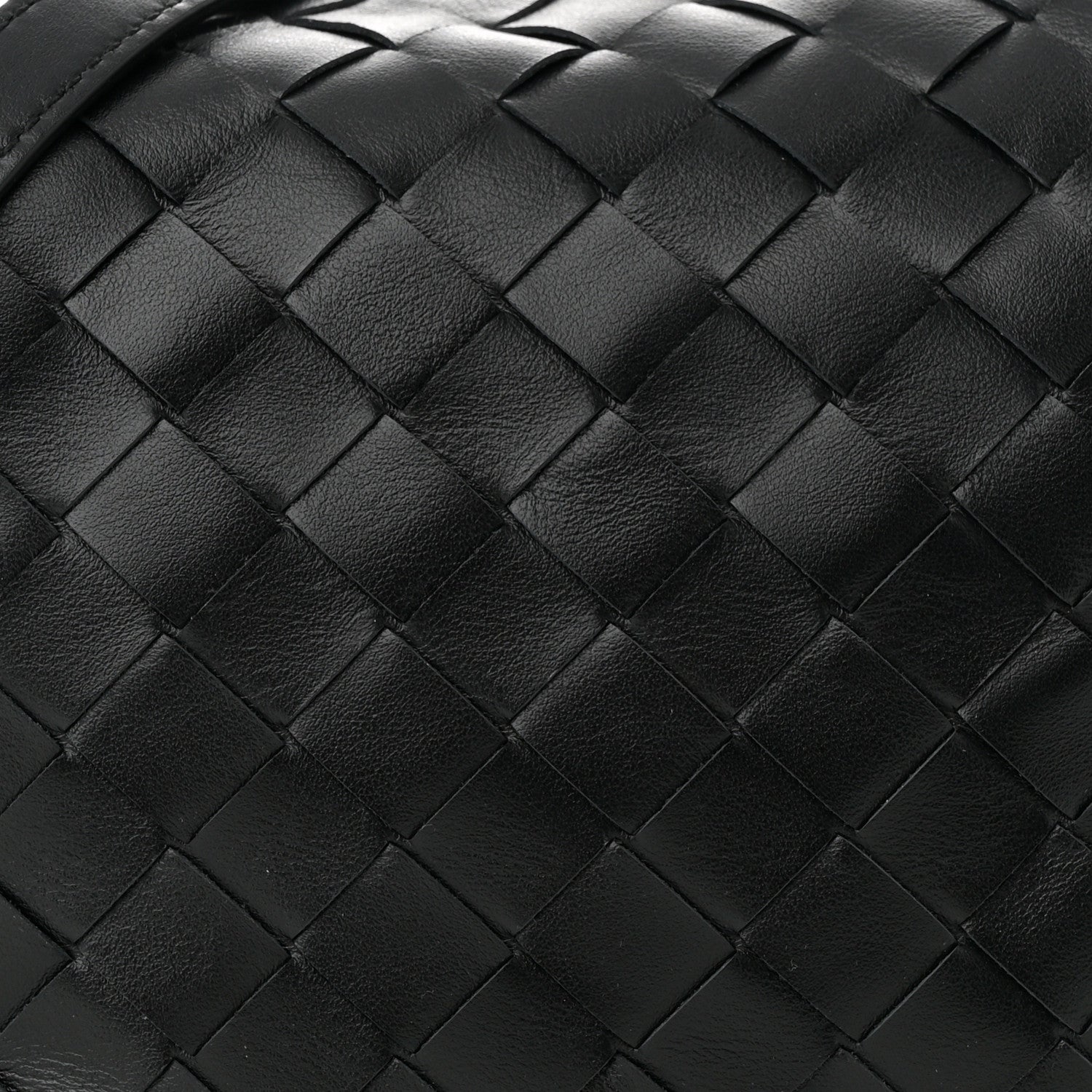 Bottega Veneta Calfskin Intrecciato Small Loop Top Handle Black 8 of 10