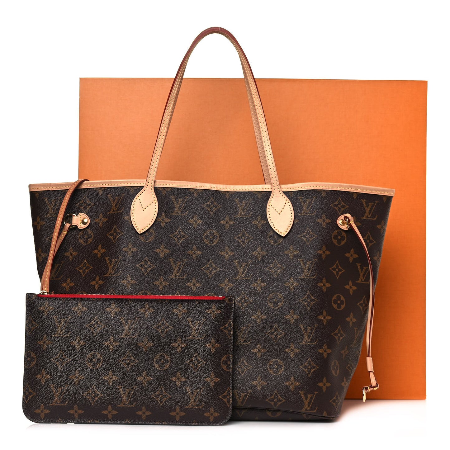 Monogram Neo Neverfull MM Cherry
