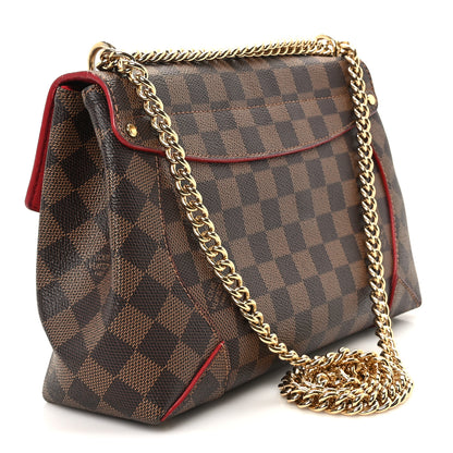 Louis Vuitton Damier Ebene Caissa Clutch Cherry 2 of 9
