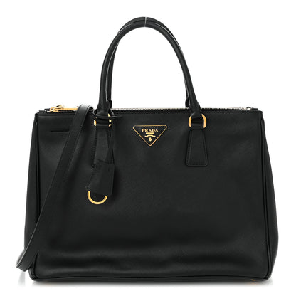 Prada Saffiano Lux Medium Galleria Double Zip Tote Black 1 of 10