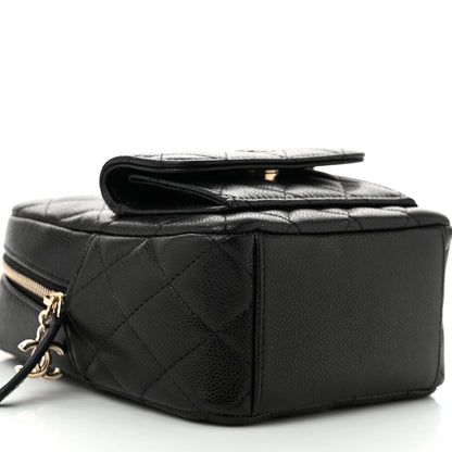Chanel Caviar Quilted CC Mini Classic Backpack Black 9 of 11