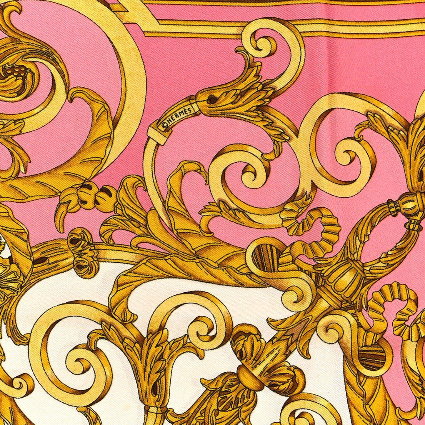 Silk Les Tuileries Scarf 90