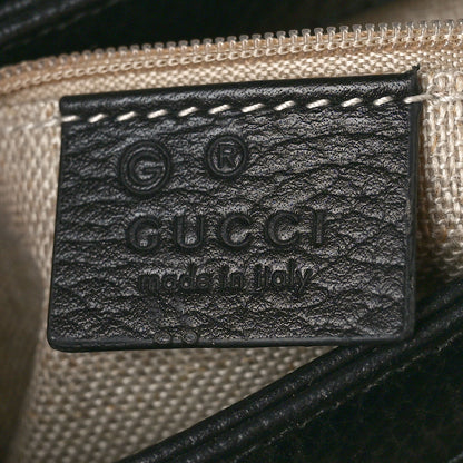 Gucci Dollar Calfskin Interlocking G Crossbody Bag Black 6 of 10