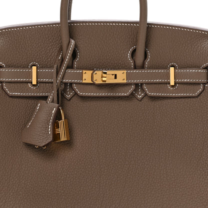 Hermes Togo Birkin 25 Etoupe 8 of 11