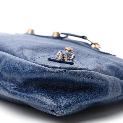 Balenciaga Agneau Giant 12 Rose Gold Hardware Premier Clutch Bleuette 9 of 9