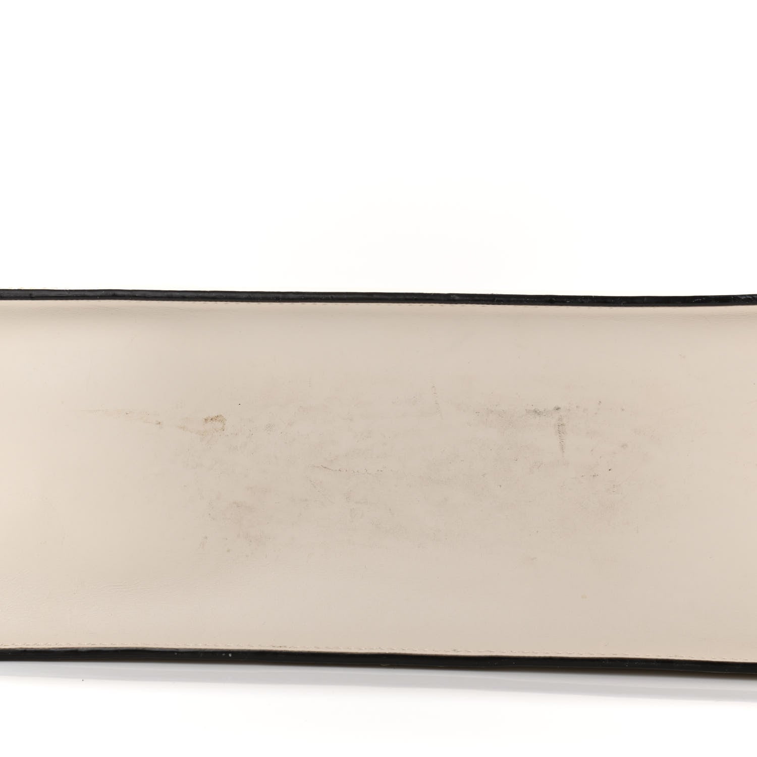 Gucci Calfskin Web Medium Sylvie Top Handle Bag White 17 of 17