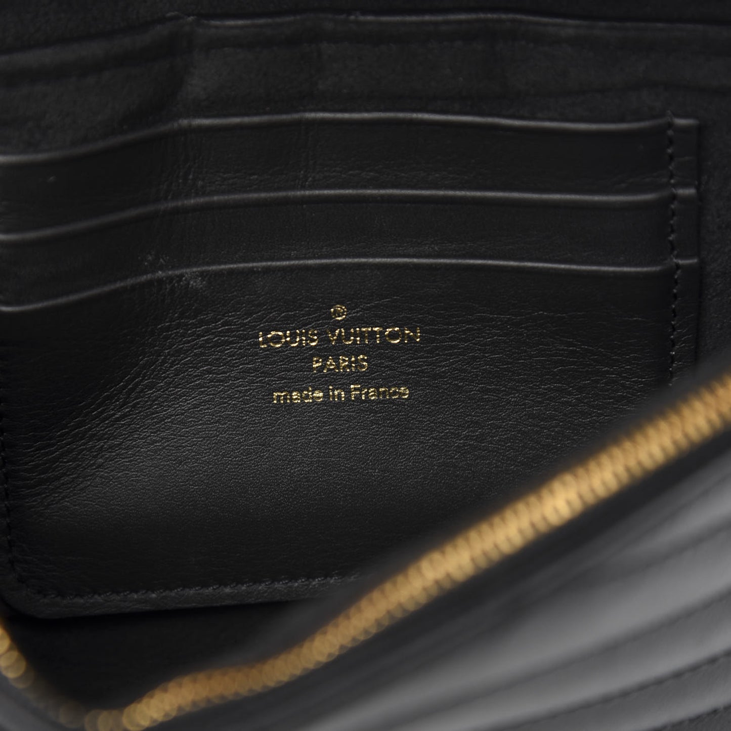 Calfskin New Wave Chain Pochette Black