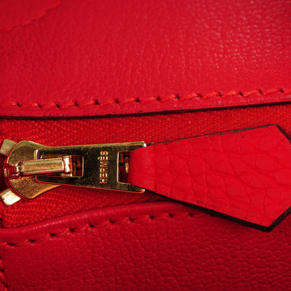 Hermes Togo Birkin 30 Rouge Tomate 19 of 26