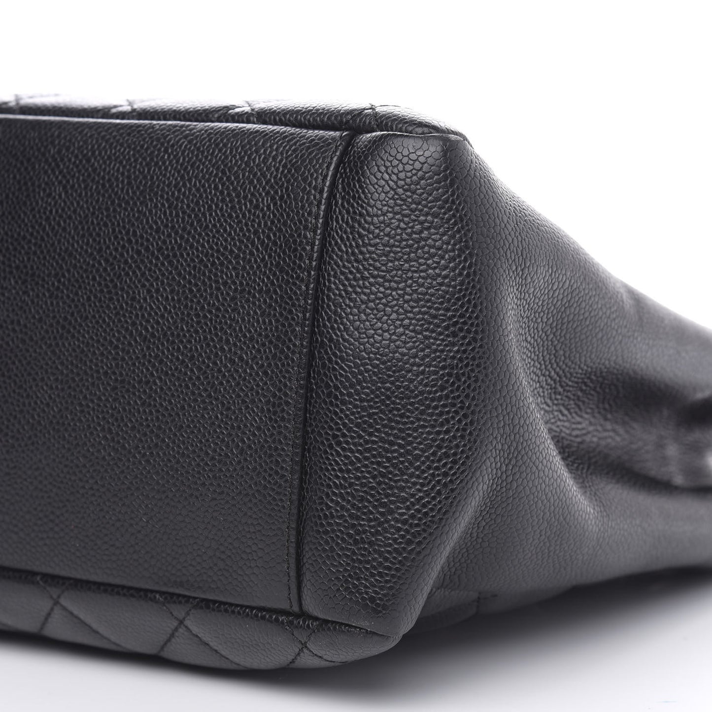 Caviar Quilted Grand Shopping Tote GST Black