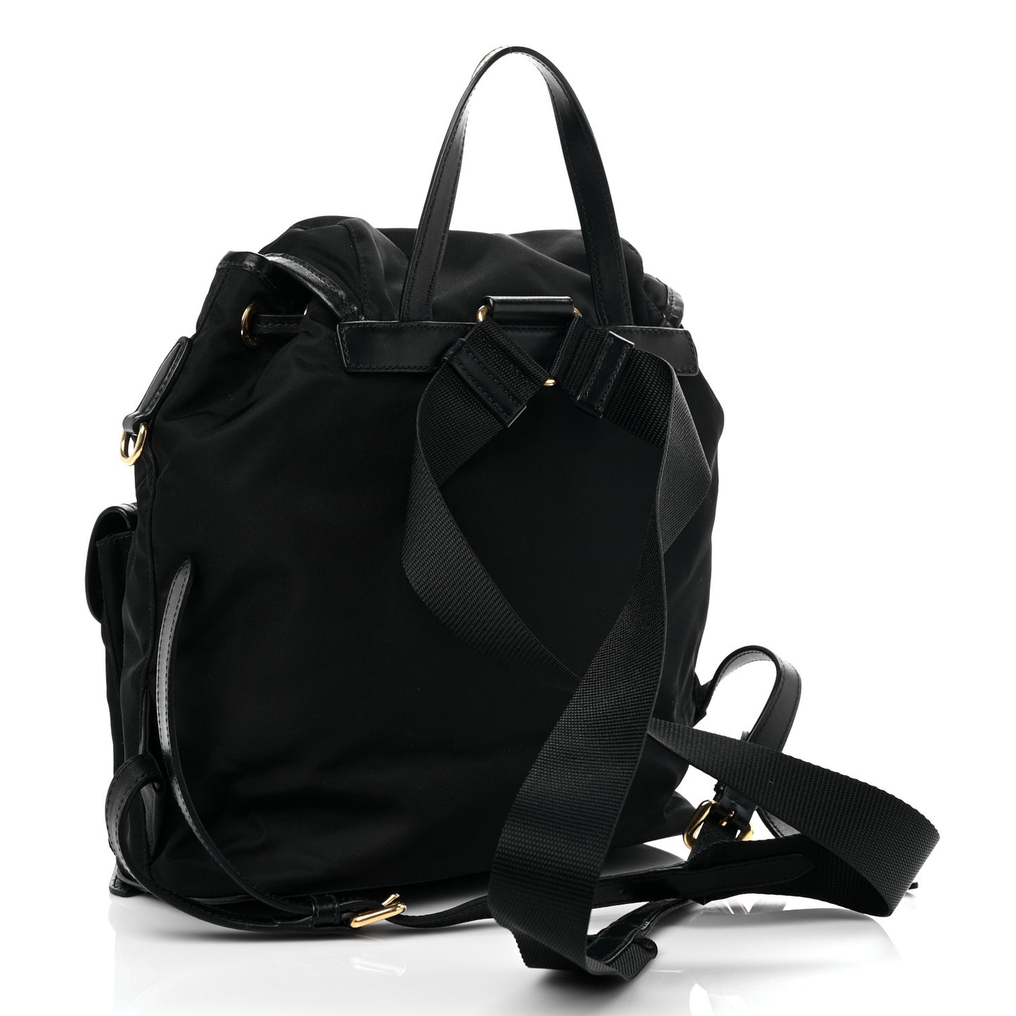 Tessuto Nylon Vitello Backpack Black