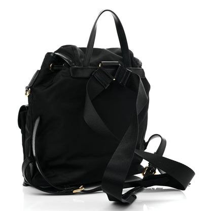 Prada Tessuto Nylon Vitello Backpack Black 3 of 8