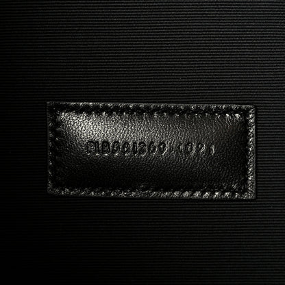 Saint Laurent Linen Canvas Rive Gauche Zipped Pouch Black 7 of 9