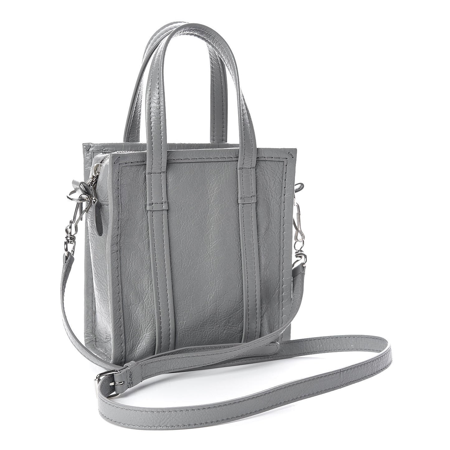 Agneau XXS Bazar Shopper Tote Gris Haussmannien