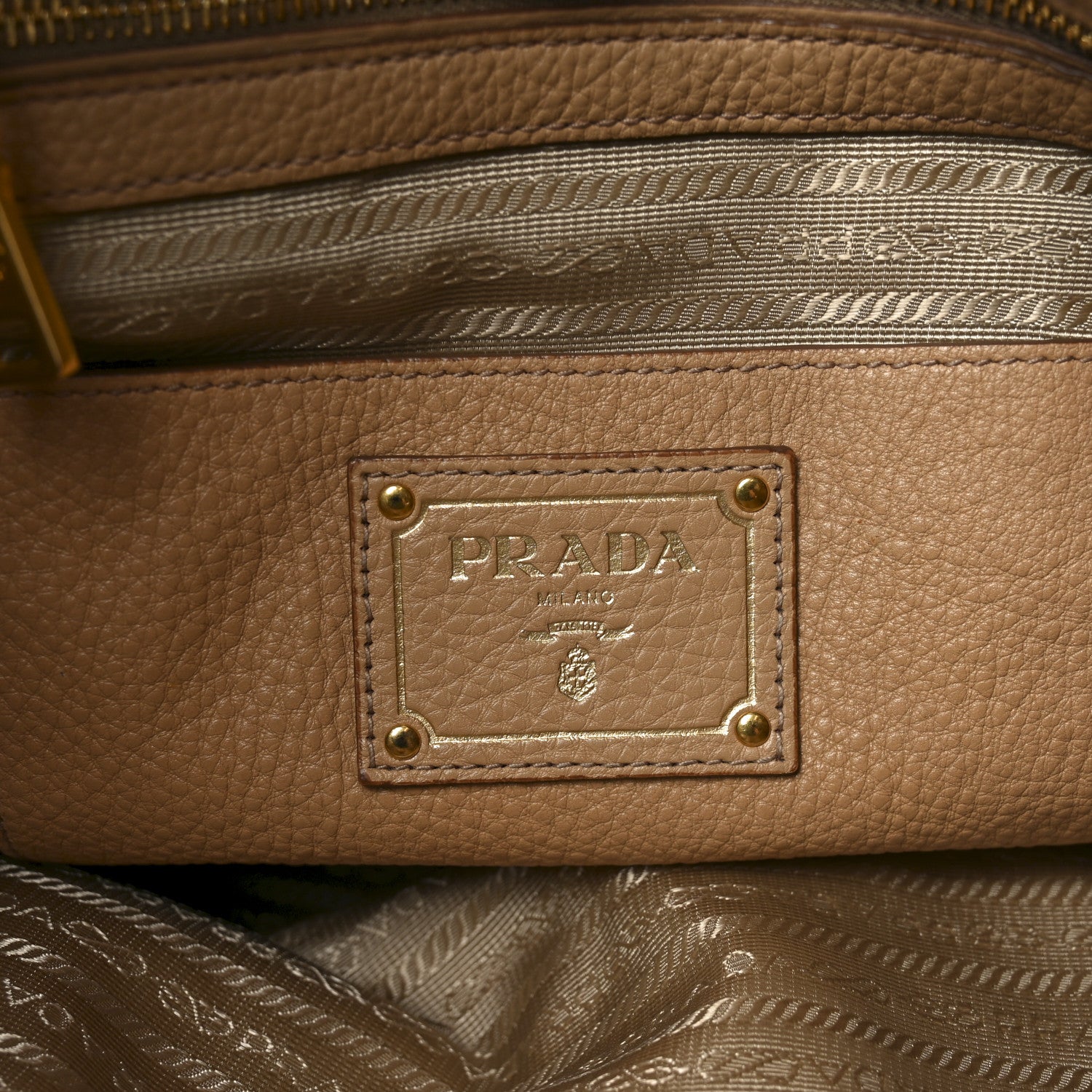 Prada Vitello Daino Tote Sughero 6 of 9
