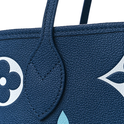 Louis Vuitton Empreinte Monogram Giant Neverfull MM Degrade Bleu 13 of 14