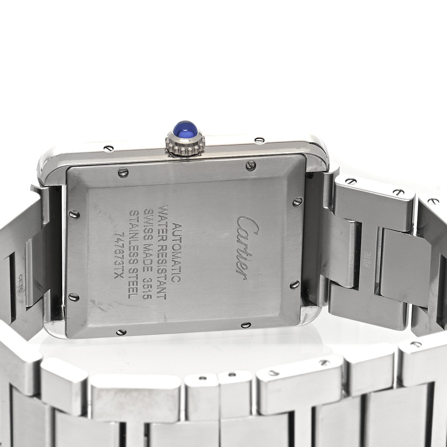 Cartier Stainless Steel 31mm Tank Solo Automatic Watch 4 of 5