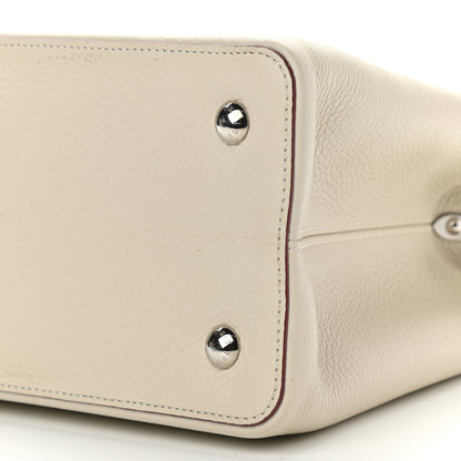 Louis Vuitton Taurillon Capucines MM Blanc Casse 9 of 13