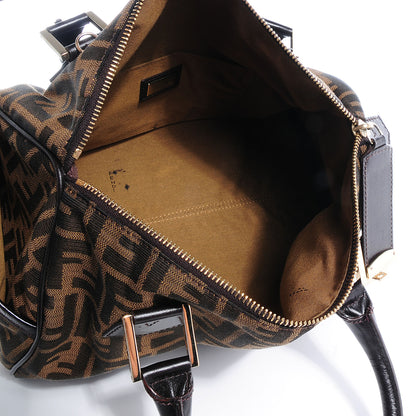 Fendi Zucca Cuoio Lucido Medium Chef Boston Tobacco Moro 6 of 10