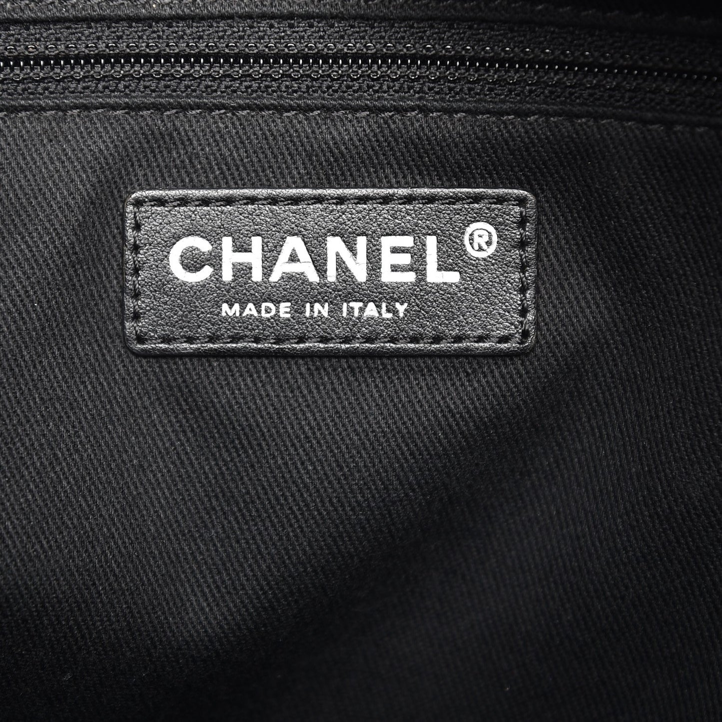 Calfskin Quilted Large In The Business Tote Black