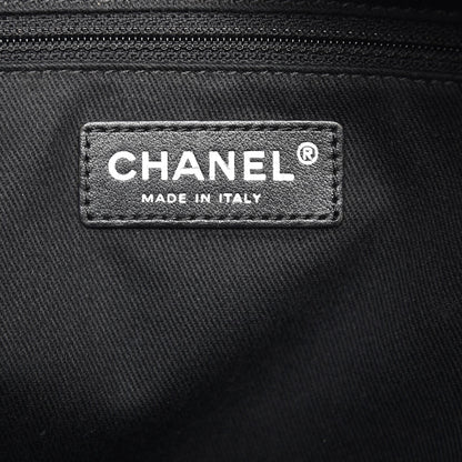Chanel Calfskin Quilted Large In The Business Tote Black 6 of 7