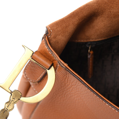 Christian Dior Calfskin Baudrier Saddle Bag Tan 12 of 13