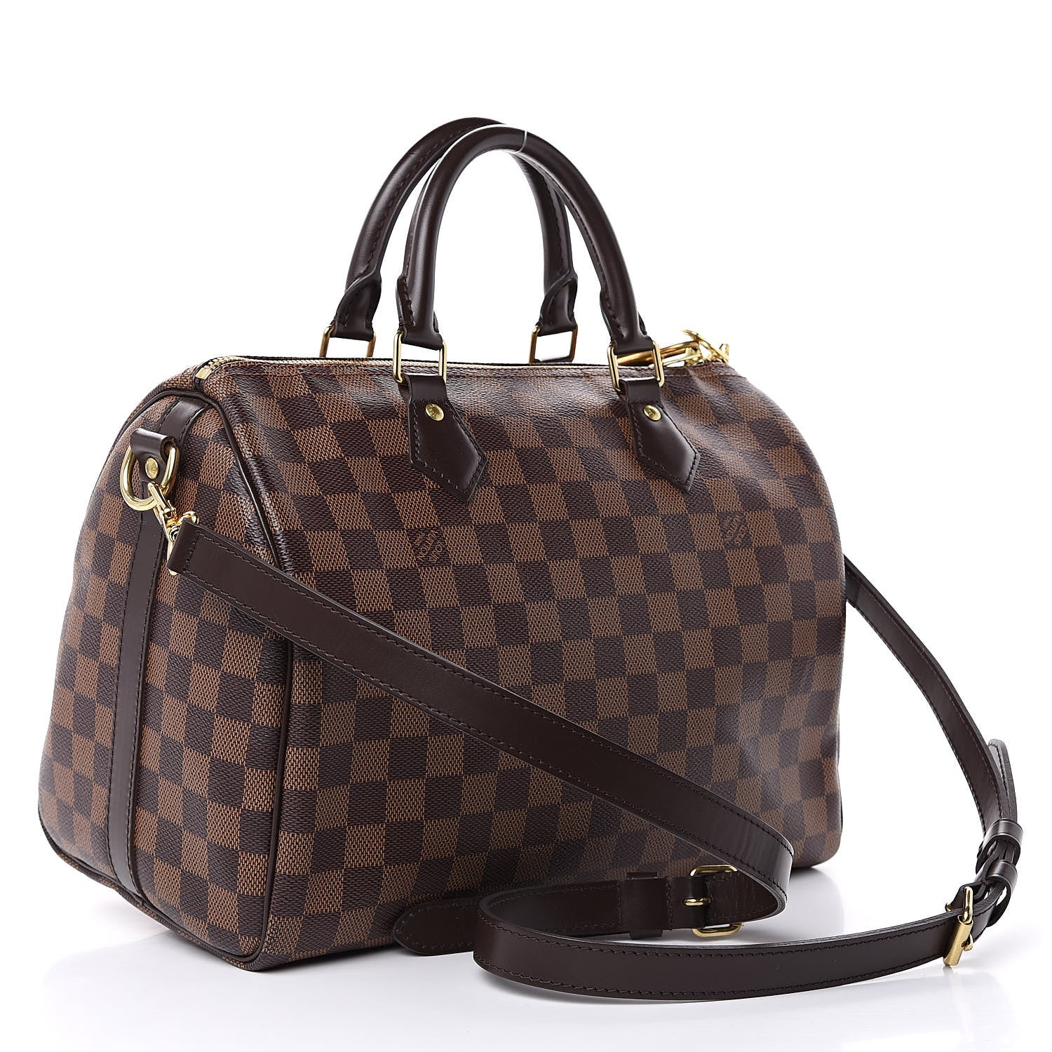Louis Vuitton Damier Ebene Speedy Bandouliere 30 3 of 12